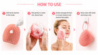 Exfoliating Bath Glove Honeycomb Body Scrubber Deep Cleansing Shower Mitt Soft Massage Sponge for Dead Skin Removal