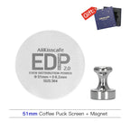 Alikisscafe Espresso Puck Screen 0.2mm Thickness 51mm 53.5mm 58.5mm Reusable Stainless Steel Heat Resistant Mesh Barista Tools