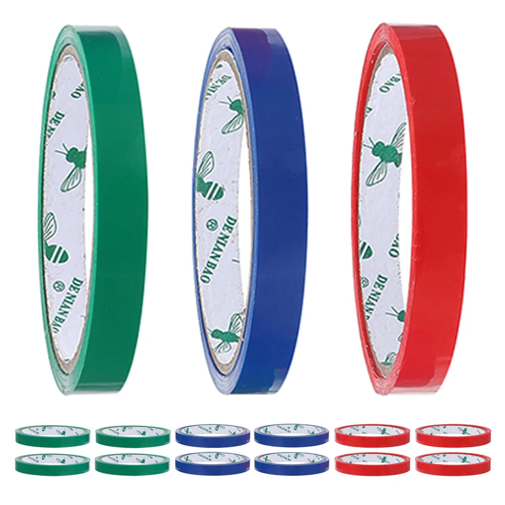 15 Rolls  Bag Sealing Tapes Bag Sealing Tying Packing Tape Supermarket Binding Machine Tape Packaging Tapes for Fruit Bag Tapes