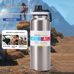600/800/1000MLStainless Steel Thermos Bottle Car Thermal Cup Vacuum Flask Keeps Cold and Heat Thermal Mug Sports Insulated Cup