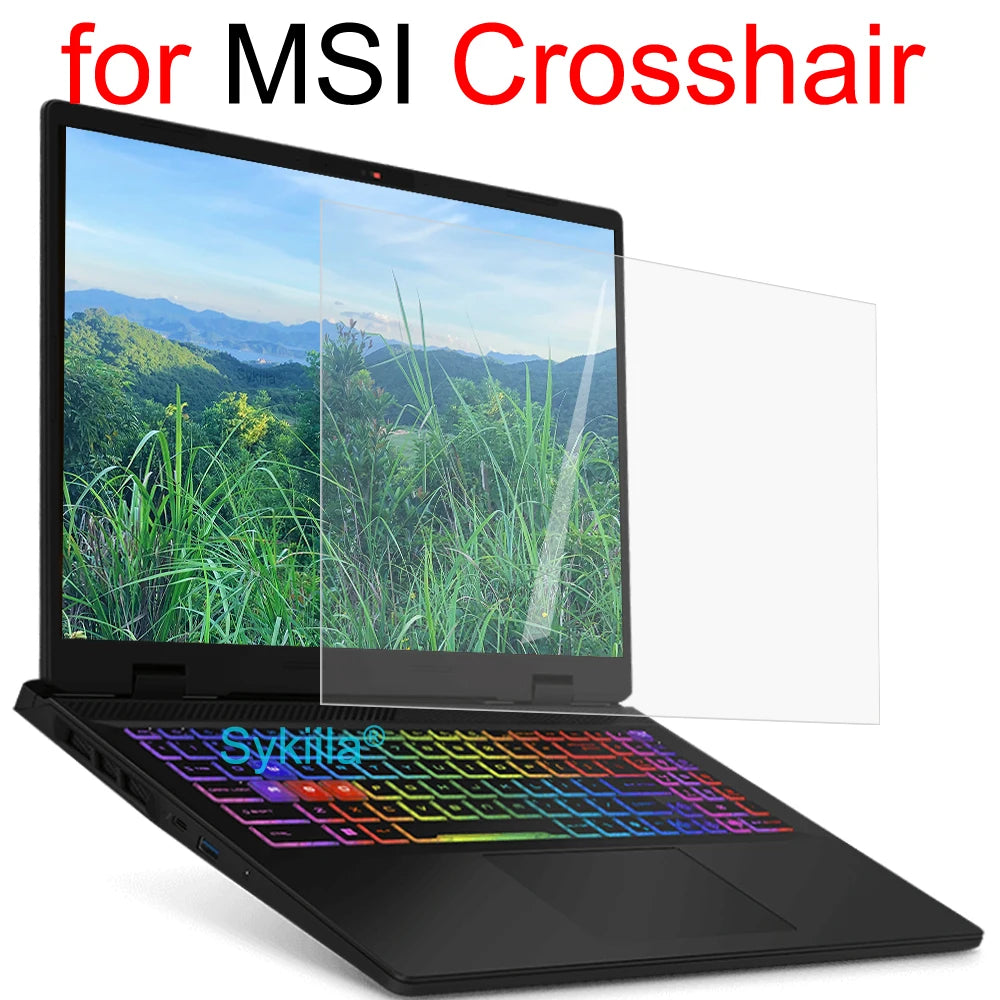 Keyboard Cover for MSI Crosshair 16 15 17 18 HX AI A2XW D14V A11U 12U B12U C12V Gaming Protector Skin Case Silicone 15.6 17.3