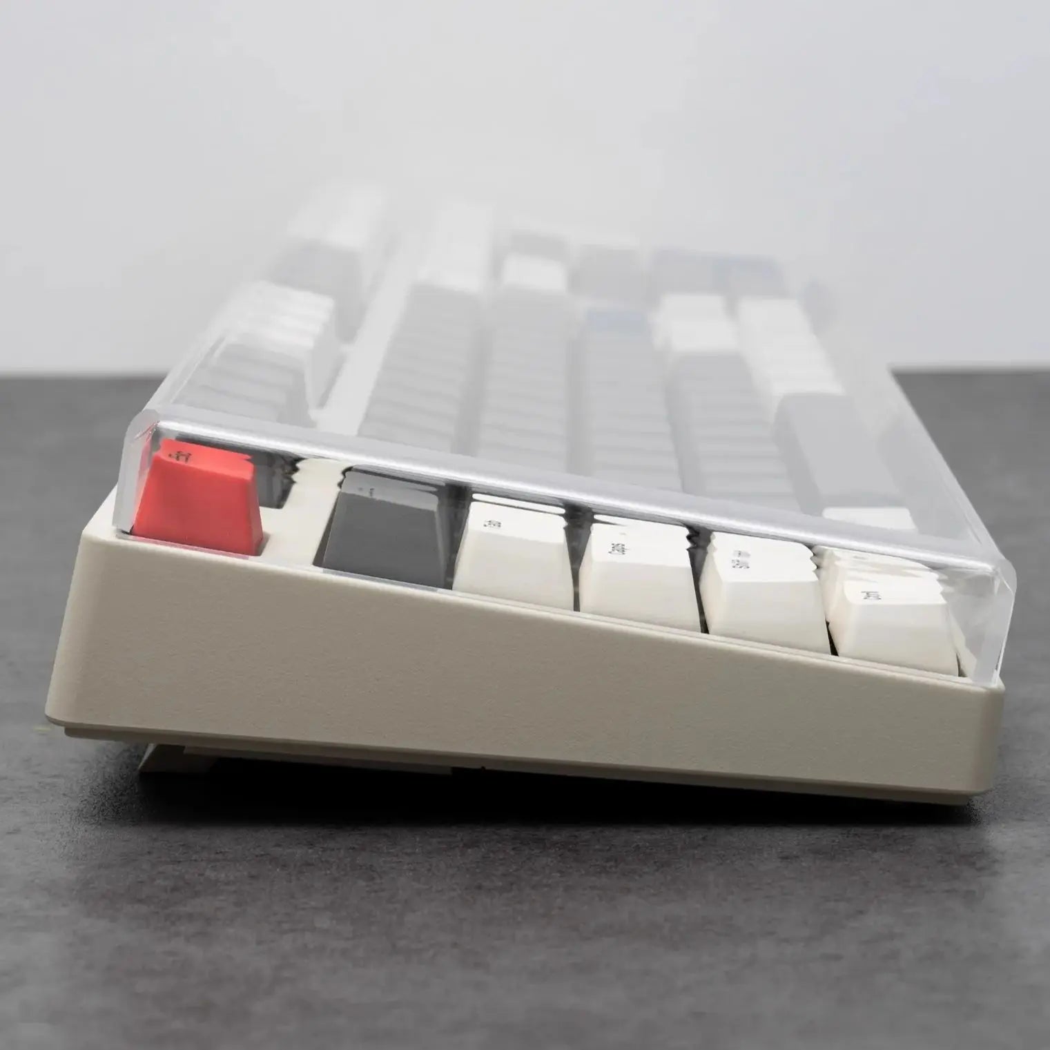 Mechanical Keyboard Dust Cover Acrylic Protecting Shell Hot Bent Compatible With Layout 60 68 87 104 96 WOOTING ROG Azoth IKKI