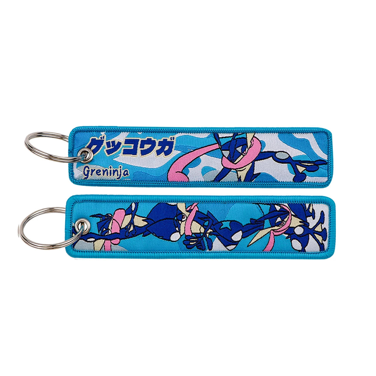 Kawaii Japanese Elf Anime Embroidery Key Fobs Key Tag Motorcycles Cars Backpack Chaveiro Keychain Fashion Keyring Friends Gifts