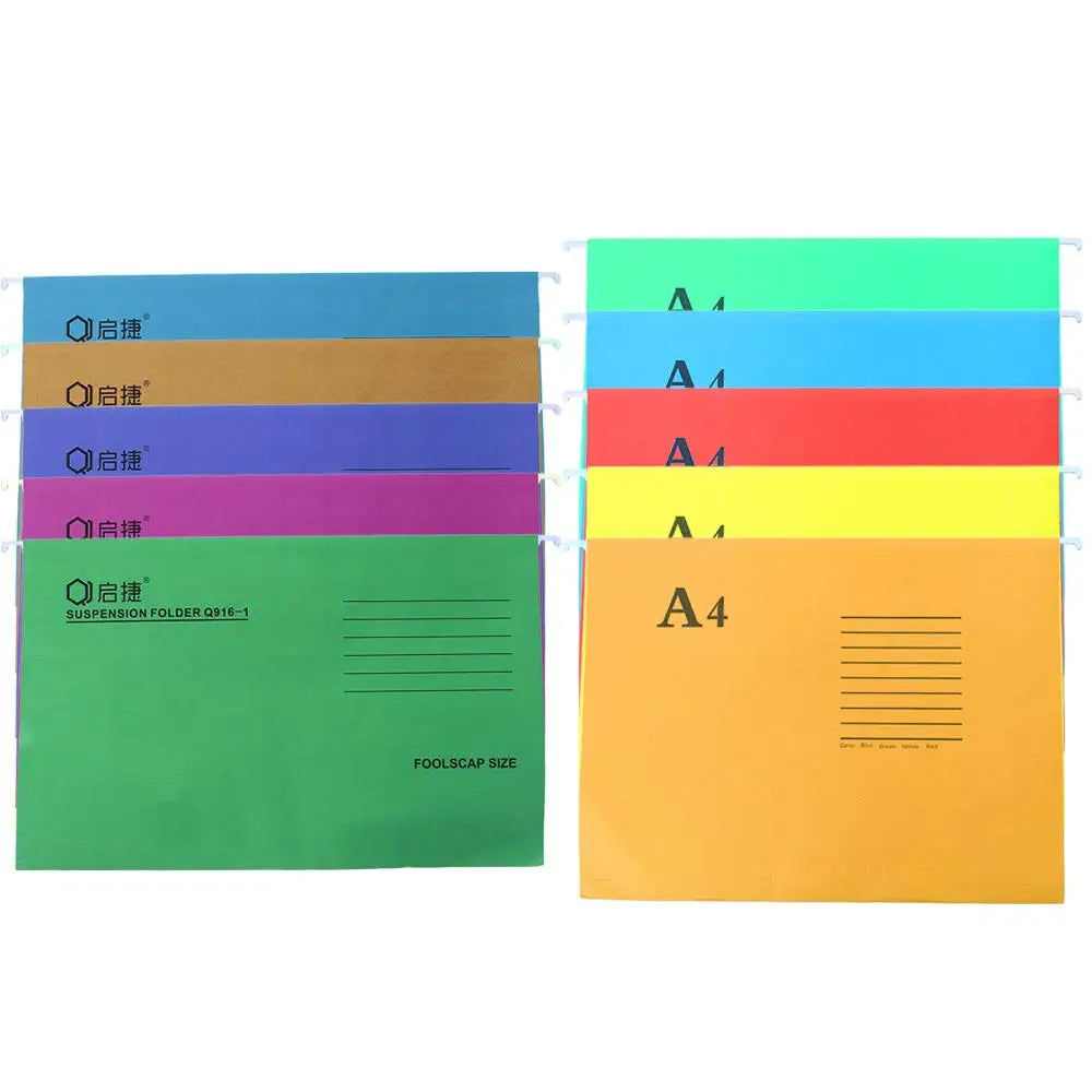 A4 FC Size Documents Holder Documents Organizer Hanging File Holder Suspension Folder File Folders A4 Suspension Files