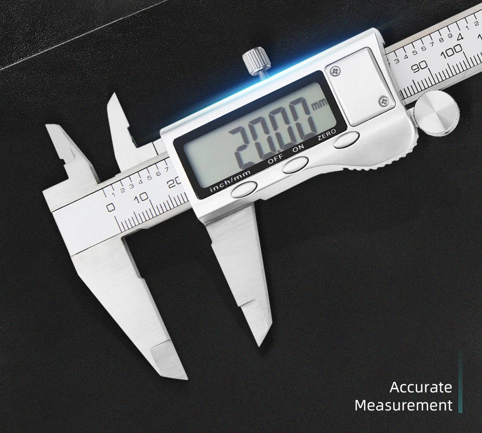 Metal Digital Display Calipers Verniers Calipers Quality Caliper Woodworking Measuring Instruments Tools Depth Calipers