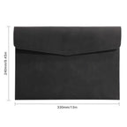 PU Leather A4 Document Bag, 7 Colors, File Folder for Office & Travel, Stylish Organizer