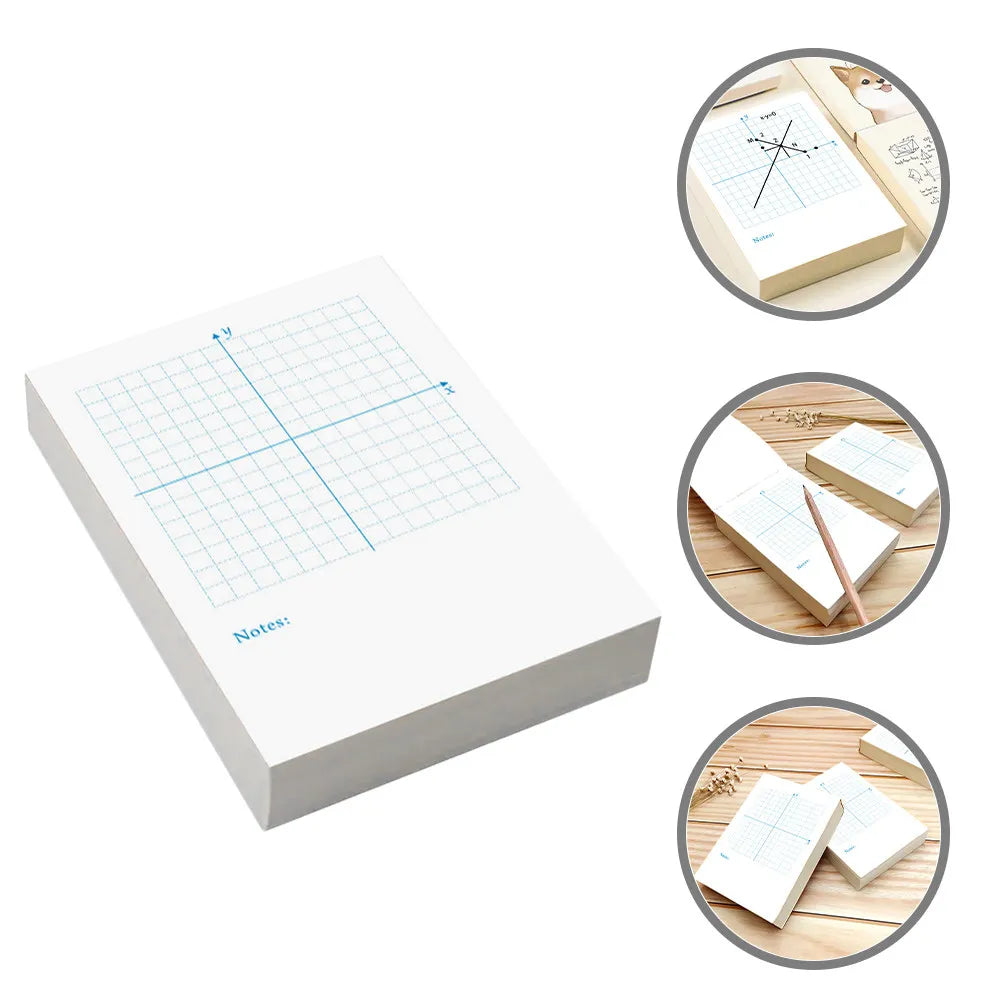 4 Practice Notebooks Xy Coordinate Learning Math Graphing Sheets Dual Side Graph Paper for Students Teachers Math Drawing