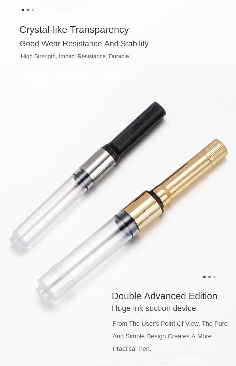 Jinhao 9019 Fountain Pen Transparent Color EF/F/M Nib Ink Student School Stationery Business Office Supplies Pens for Writing