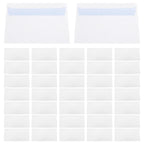 100Pcs Security Letter Size Envelopes Self Seal White Business Mailing Envelopes Confidential Office Documents Payroll
