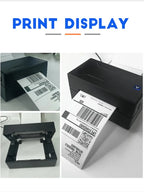 Marklife Thermal Printer Black Bluetooth Inkless HD Printer Maker Compatible Mac,iOS,Windows For School Office Small Business