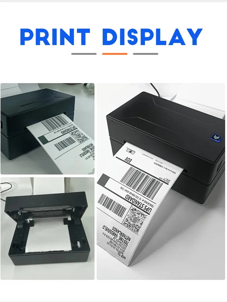 Marklife Thermal Printer Black Bluetooth Inkless HD Printer Maker Compatible Mac,iOS,Windows For School Office Small Business