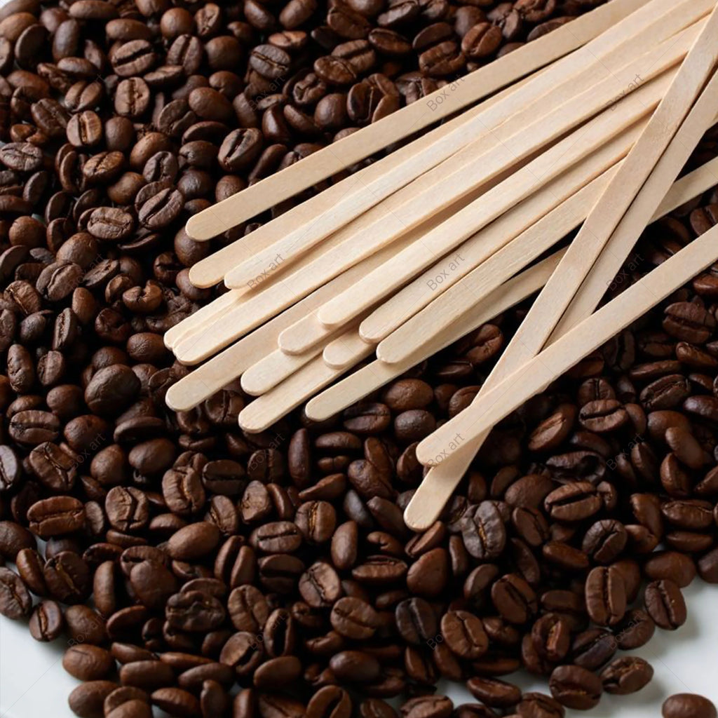 1000/2000Pcs, Disposable Wooden Stirring Sticks, 14Cm/5.5In Natural Birch Wood, Coffee Accessories, for Cocktails, Coffee Shops, Bars, Restaurants, Halloween, Christmas Parties, Picnics, Gatherings, DIY Crafts