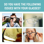 Eyeglass Lens Cleaner Spray Anti Fog Glasses Care Instant Clear Vision Oil Stain Remover Sunglasses Screen Cleaning Kit 100ml