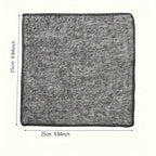 1/100PCS Gray Bamboo Charcoal Thickened Super Absorbent Dishcloth Anti-grease Kitchen Wiping Rags Microfiber Cleaning Cloths