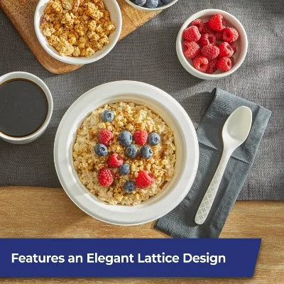 Ecosave Compostable Cutlery - Disposable Spoons - 24ct