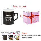 Personalised Magic Mugs Custom Colour Changing Cup Heat Activated Any Image Photo Or Text Printed On Mug Dad Mothers Day Gift
