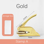 Book Wedding Embosser Stamps Customized Designs Personalized Embossing Stamp Custom Handheld Envelope Invitation Card Seals DIY