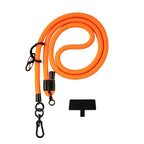 Phone Lanyard Adjustable 1 Cm Diameter Outdoor Universal Case Crossbody Shoulder Card Neck Cord Clip Hang Anti-lost Wrist Strap