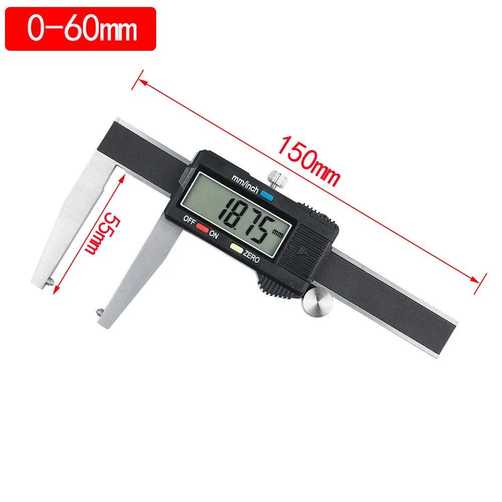 60mm/80mm/100mm Digital Disk Caliper Vernier Brake Disc Caliper Electronic Disk Brake Vernier Calipers Digital Brake Rotor Gauge