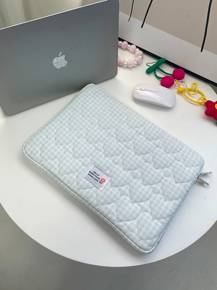 Cute Laptop Sleeves 13.3 14 15 15.6 Inch For Macbook Tablet Sleeve Bag For IPad Pro9.7 10.2 11 Air3 4 10.5 10.9 XiaoMi Samsung