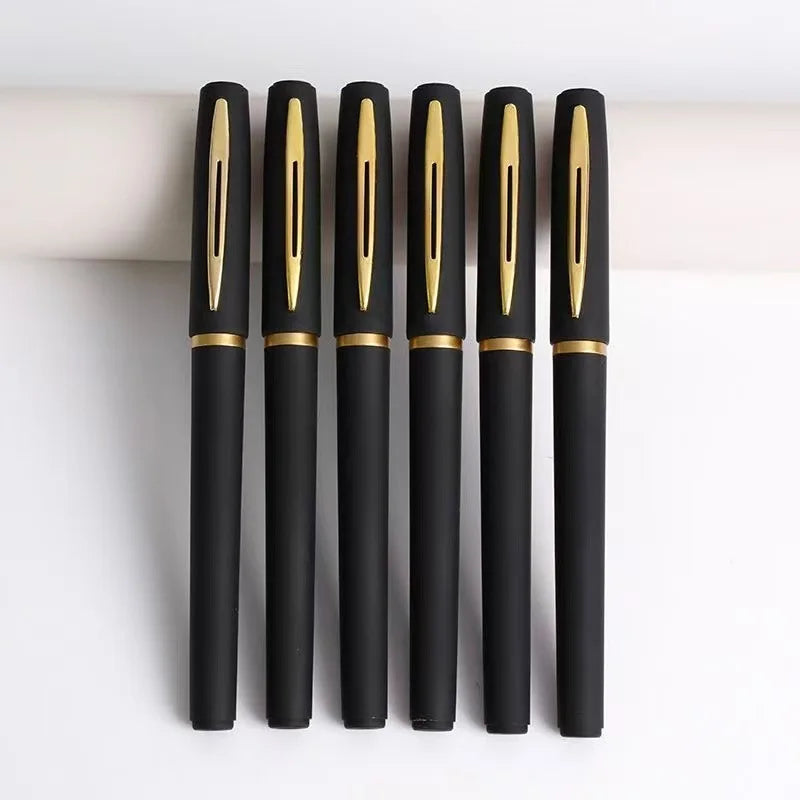 1pc Black Ink Gel Pen 0.5mm 0.7mm 1.0mm Ballpoint For Writing School Stationery Supplies Business Signature Pen Office Access