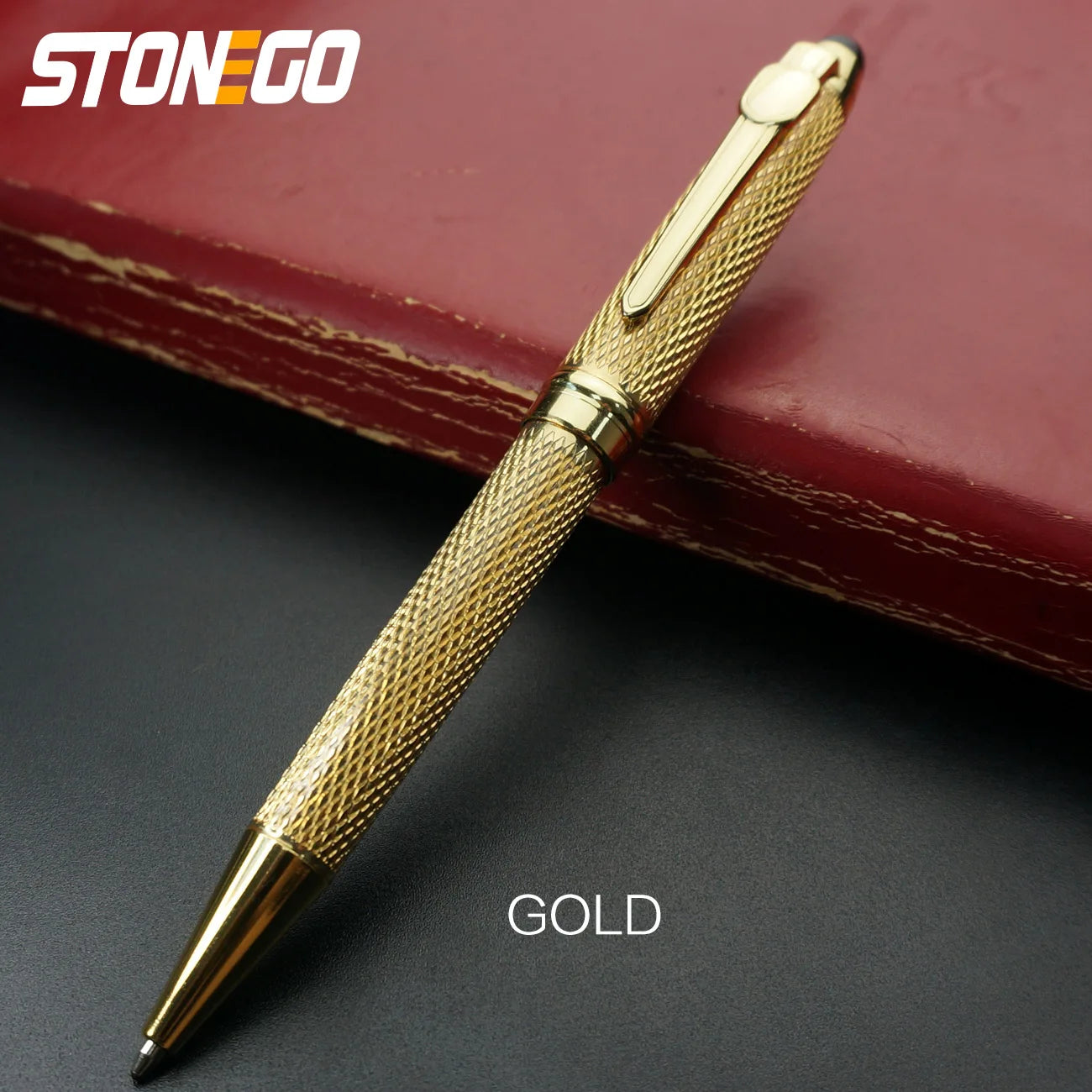 STONEGO Fashion Wallet Pen Short Paragraph Gift Travel Pocket Pen Mini Pocket Short Clip Metal RollerBall Pen Travel Pocket Pen