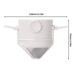 Foldable Portable Coffee Filter Coffee Maker Stainless Steel Drip Coffee Tea Holder Reusable Paperless Pour Over Coffee Dripper