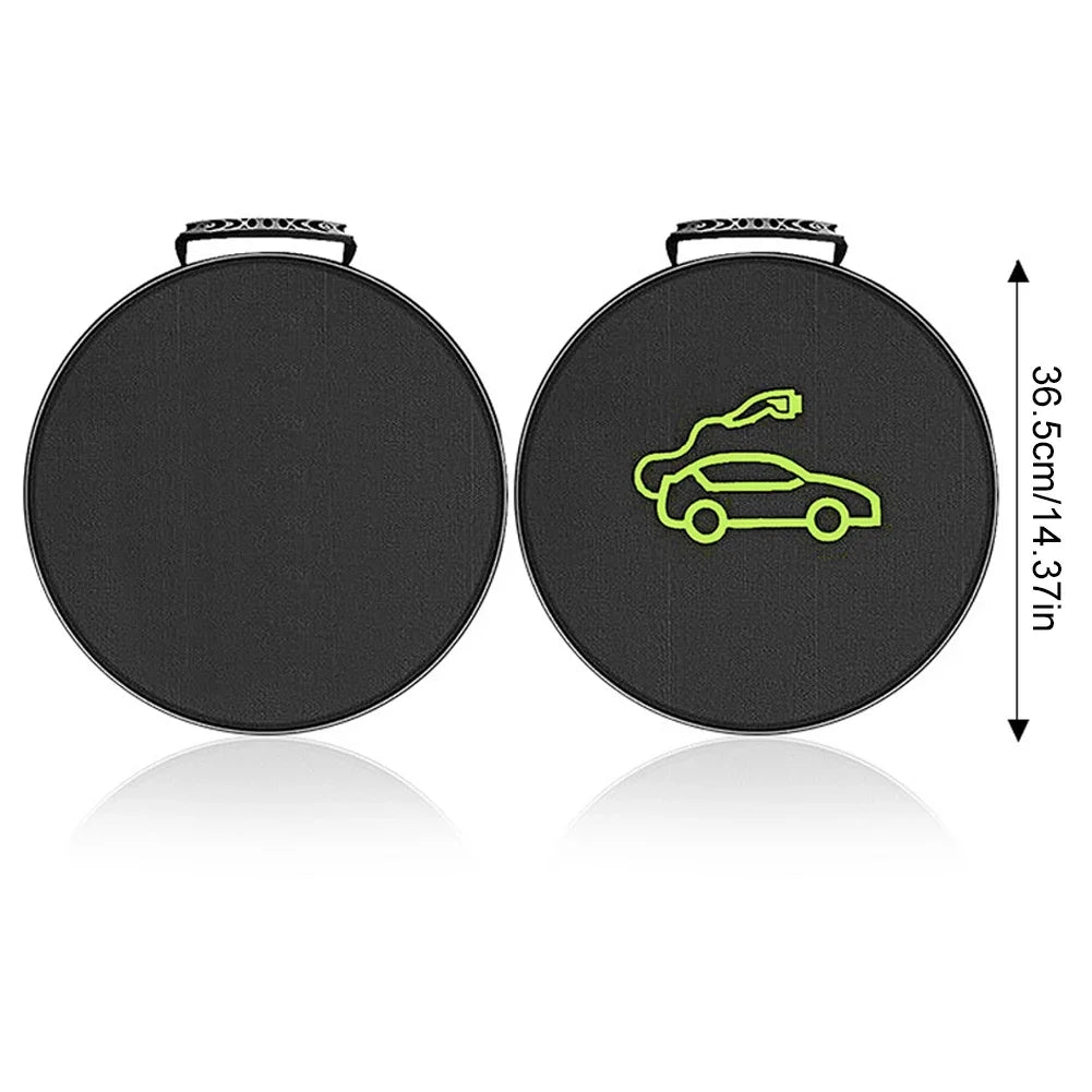 Electric Car Charger Plugs Storage Carry Bag EV Car Charging Cable Sockets Waterproof Fire Retardant Equipment Container
