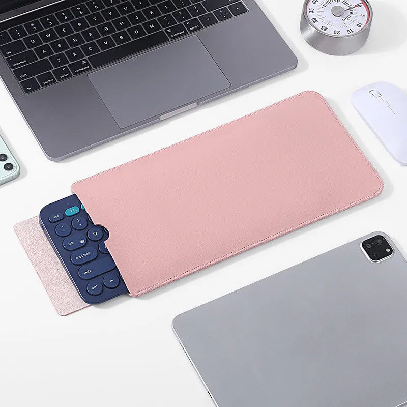 PU Leather Keyboard Case Wireless Keyboard Storage Bag For Logitech K380 Keyboard Dust Cover