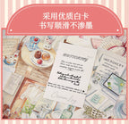 30sheets Kawaii Cartoon Animal Diary Illustration Commemorative Card Postcard Handmade Scrapbooking Material Card Paper