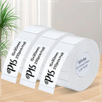 P15 Label Printer Portable Mini Thermal Printer Without Ink Bluetooth Wireless Labeling Machine DIY Barcode Sticker ot 3PK Label