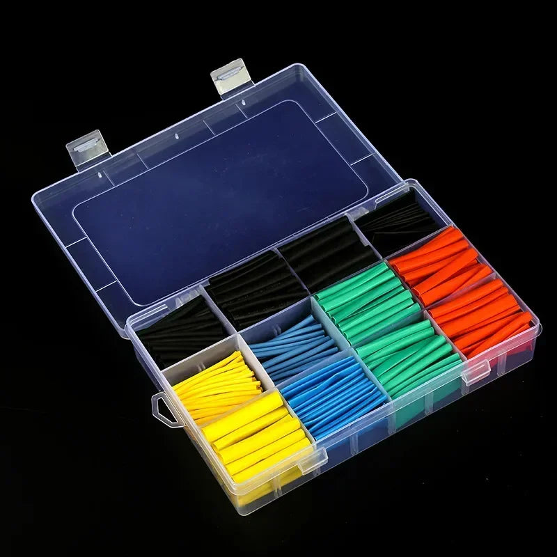 Heat Shrink Tubes Set Retractable for Cables Retractable Heat Pipe Wire Heat-shrinkable Sheath Case Tube Heat Shrink Tubing Set