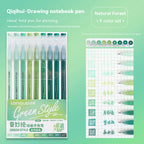 105Color Hand Account Gel Pen Languo Morandi Retro Pen Large-Capacity Color Handbook Pen For Student Painting Graffiti Writting