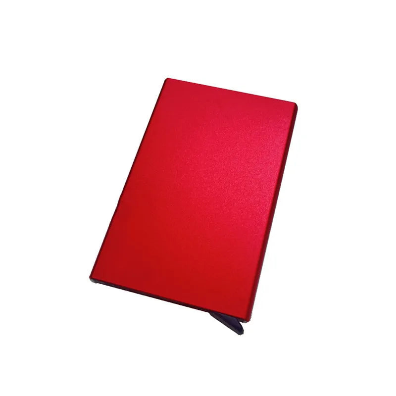 Anti-theft ID Credit Card Holder Minimalist Porte Carte Thin Aluminium carteras Pocket Case Bank Women Men Credit Card Box DIY