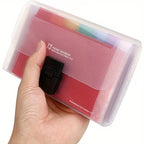 13-Compartment Mini Accordion Bag, A6 Multi-Layer Accordion Folder, Document Folder, Receipt Folder, Pocket Accordion File Manag