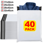 10-40Pcs Self Seal Shipping Bags Portable Poly Mailers Strong Adhesive Packing Mailing Envelopes 17x32cm 28x42cm 32x45cm 25x32cm