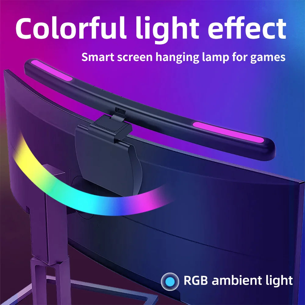 Led Monitor Light Bar Computer Lamps Reading Light Screen Hanging Desk Light Stepless Dimming Monitor For Bedroom Study Room