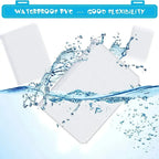 2-24Pcs Clear A6 6-Hole Binder Pockets Waterproof PVC Organizer Cash Budget Envelopes Zipper Binder Pouches for Notebook Planner