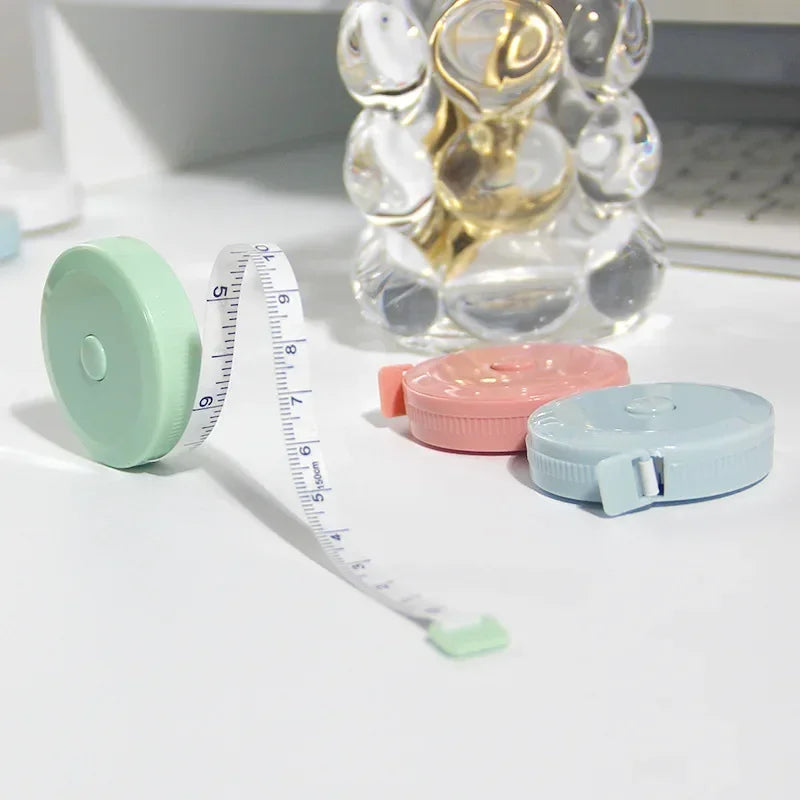 1/3/5PCS Portable Double-sided Tape Measure Retractable Mini Tape Measure for Weight Loss Medical Body Measurement Tailor Tool