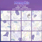 50pcs Creative Square Star Sky Constellations Origami Paper Kid DIY Handmade Double-sided Coloring Fold Craft Paper Art Gift