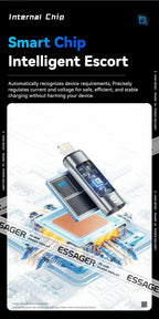 Essager Type C to Lighting OTG Adapter Digital Display Fast Charging Type-C Female To Lightning Male Connector For iPhone 15 14