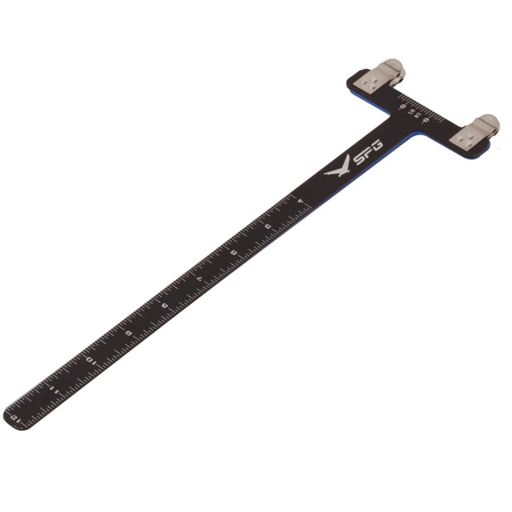 T-Shaped Archery Ruler Stainless Steel Square Bow Ruler Universal Archery Bow Square Bowstring Measurement Tool Bow Accessories