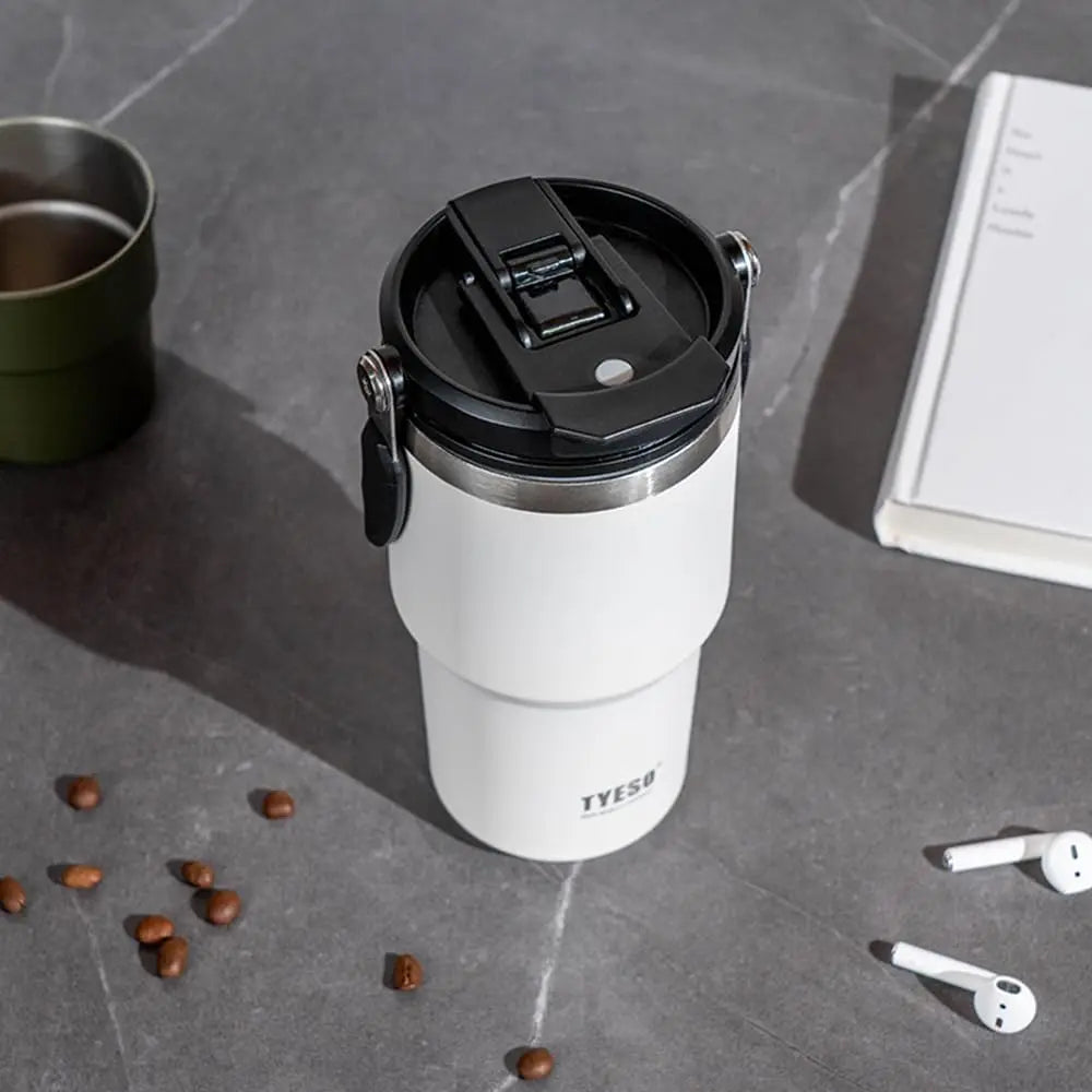 Tyeso 1200ML Vacuum Flasks Stainless Steel Coffee Cup Cold Hot Double-layer Insulated Tumbler Thermo Water Bottle Car Travel Mug