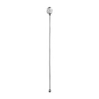 4pcs Mixing Spoon Reusable Coffee Stirrers Long Handle Multi-Function Drink Stirrers Silvery Decorative Stirring Rod Kitchen
