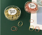 60pcs Creative 25mm Paper Clips Cute Paper Clip Mini Metal Paper Clip - Perfect For Planners & Office Supplies