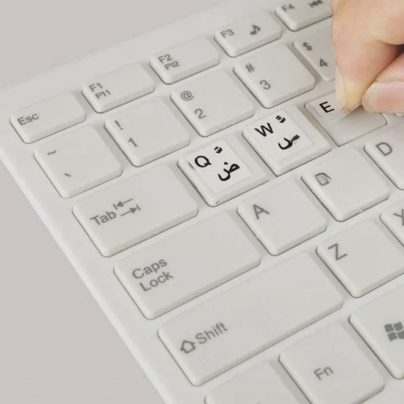1pc Arabic Keyboard Sticker，DIYComputer Laptop Keyboard Protective Film Anti-Abrasion Button Sticker Film