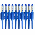 1-6Pcs 45mm Waterproof Long Head Nib Deep Hole Markers Pen Tile Carpenter Pen Multi-purpose for Woodworking Black/Blue/Red Ink
