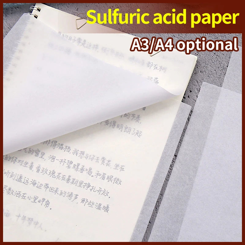 Tracing Paper Translucent Craft Copying Calligraphy Drawing Writing Sheet Writing Sketching Painting Art Supplies Student A4/A3
