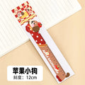 Cartoon Strip Puppy Magnetic Bookmark Ruler Student Cute High-value Bendable Ruler Special-shaped Magnetic Ruler