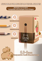 Capybara Pencil Sharpener Fast Sharpening Easy to Use for Kids Students School Office Stationery Cute Anime Merch Kawaii Gift